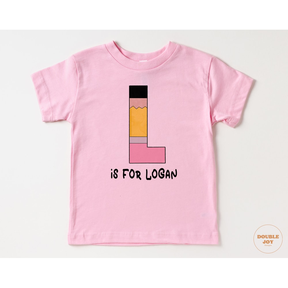 Personalized Back to School Shirt, First day of School Shirt with Name, Monogram, Girls, Boys, Pencil Shirt #5255-P - 4.jpg