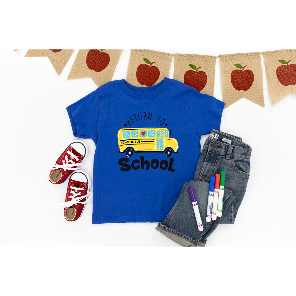 Return to school Shirt, Back to School Shirt, School Bus Shirt, School shirt, Back to school shirt, School bus shirt, 1st day of school tee - 3.jpg