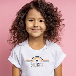 schulkind ironing picture t-shirt for school enrolment rainbow