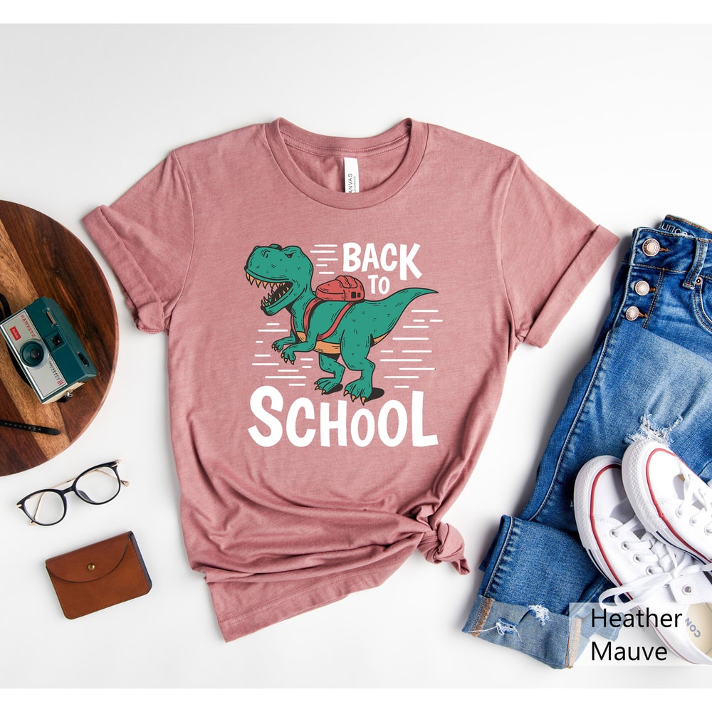 Back To School Shirt, Dinosaur Shirt, Boy Saurus Shirt, Girl Saurus Shirt, Dinosaur School Shirt, Kids Back To School Shirt, Teacher Shirt - 4.jpg