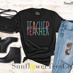 blessed teacher shirt, teacher team shirt gift, teacher appreciation shirt, kindergarten teacher shirt,back to school sh