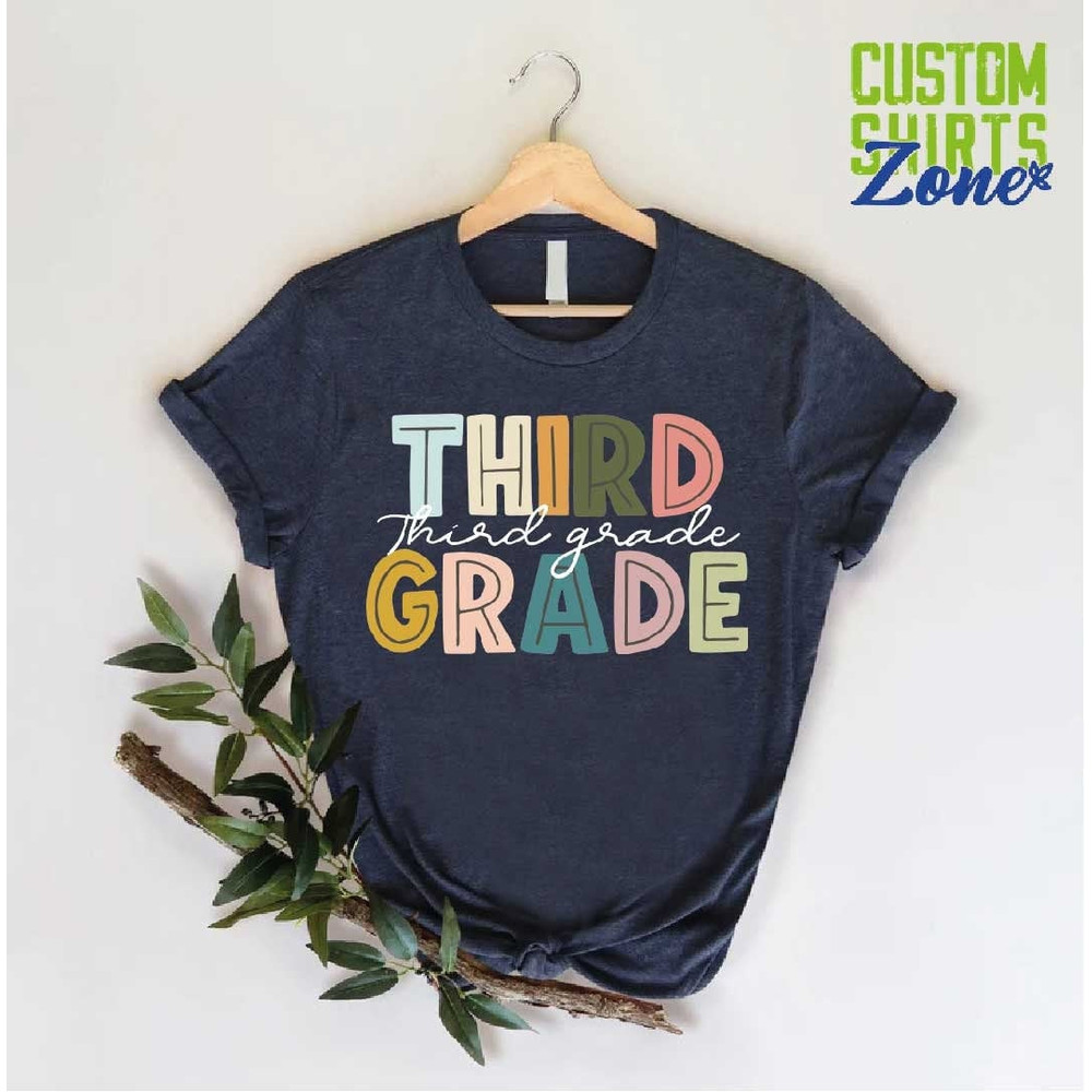 Cute 3rd Grade Shirt, Third Grade Teacher Team, Matching School Shirt, Hello 3rd Grade Shirt, Third Grade Squad Gift, Teacher Appreciation - 1.jpg