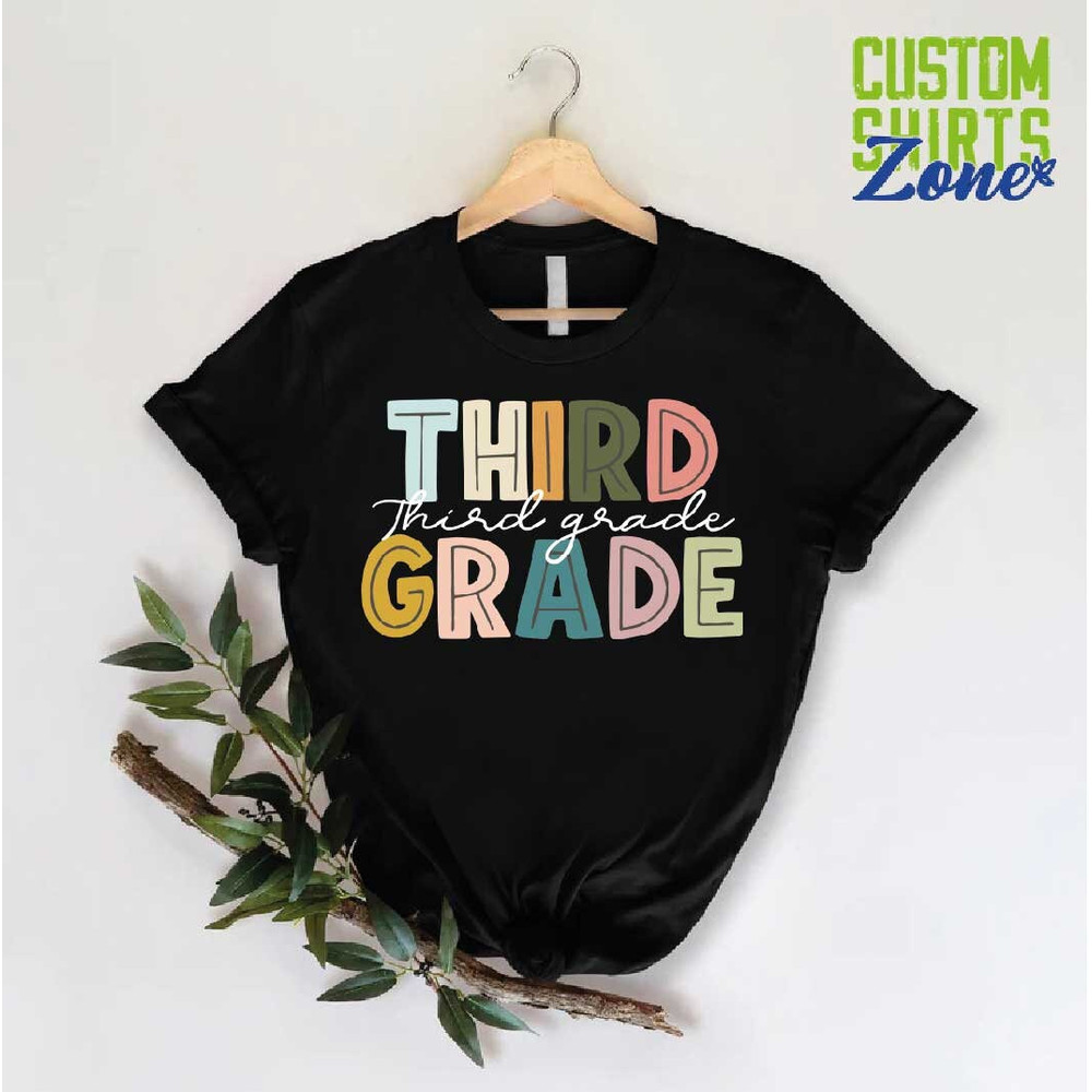 Cute 3rd Grade Shirt, Third Grade Teacher Team, Matching School Shirt, Hello 3rd Grade Shirt, Third Grade Squad Gift, Teacher Appreciation - 7.jpg