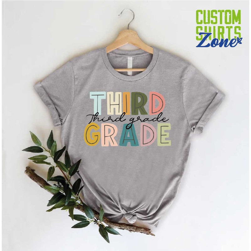 Cute 3rd Grade Shirt, Third Grade Teacher Team, Matching School Shirt, Hello 3rd Grade Shirt, Third Grade Squad Gift, Teacher Appreciation - 9.jpg