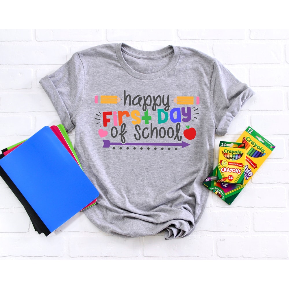 First Day of School Shirt - Happy First Day of School Shirt - Teacher Shirt - Teacher Life Shirt- School Shirts - 1st Day of School Shirt - 2.jpg