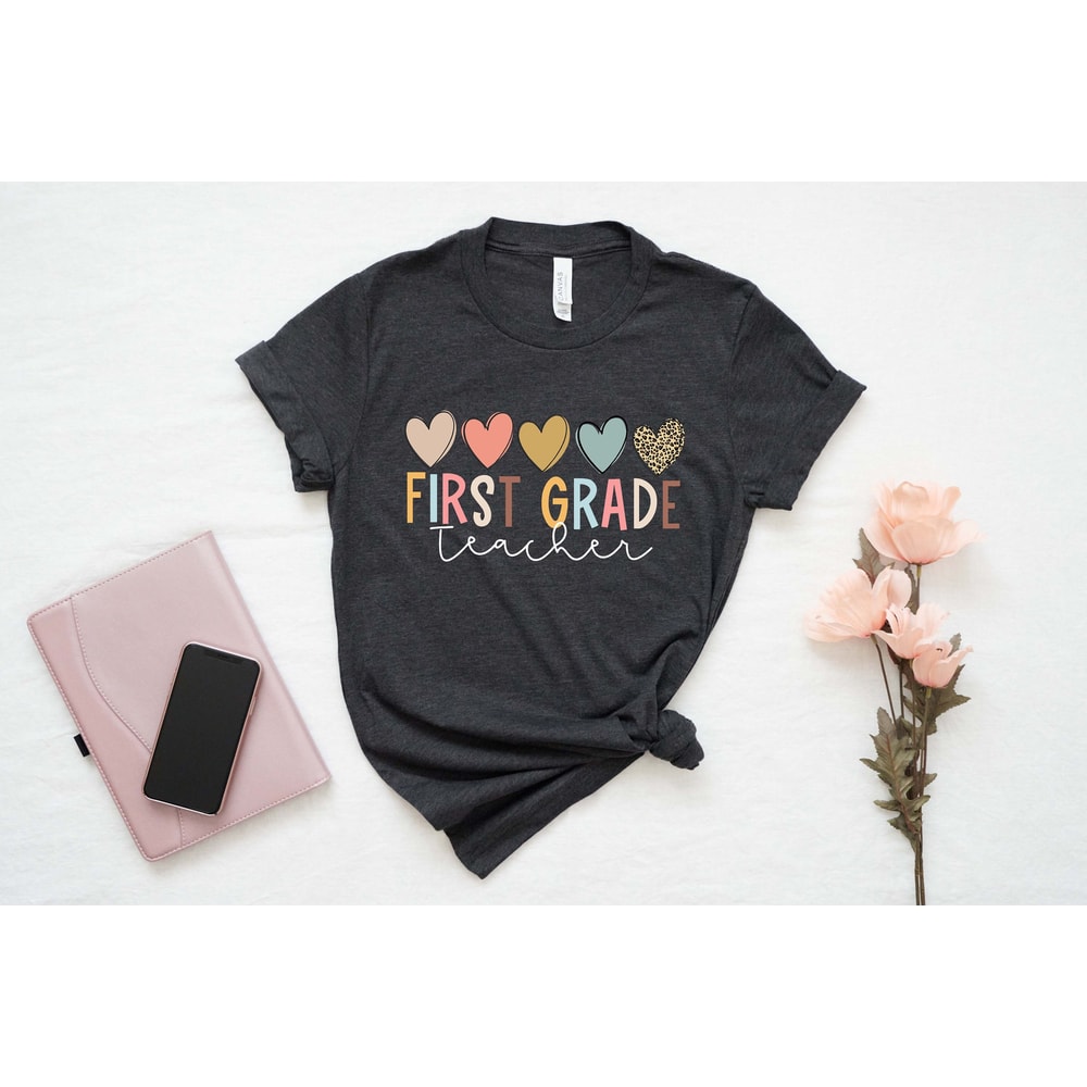 First Grade Teacher Shirt, 1st Grade Teacher Shirt, First Day of School Shirt, Back To School Shirt, First Grade Shirts, Teacher Shirt - 1.jpg