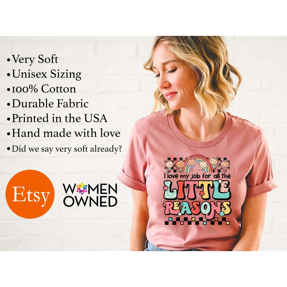 I Love My Job for All the Little Reasons Shirt, Teacher Love Outfit, Teacher Gift, Science T-Shirt, Teacher School, School Counselor - 2.jpg