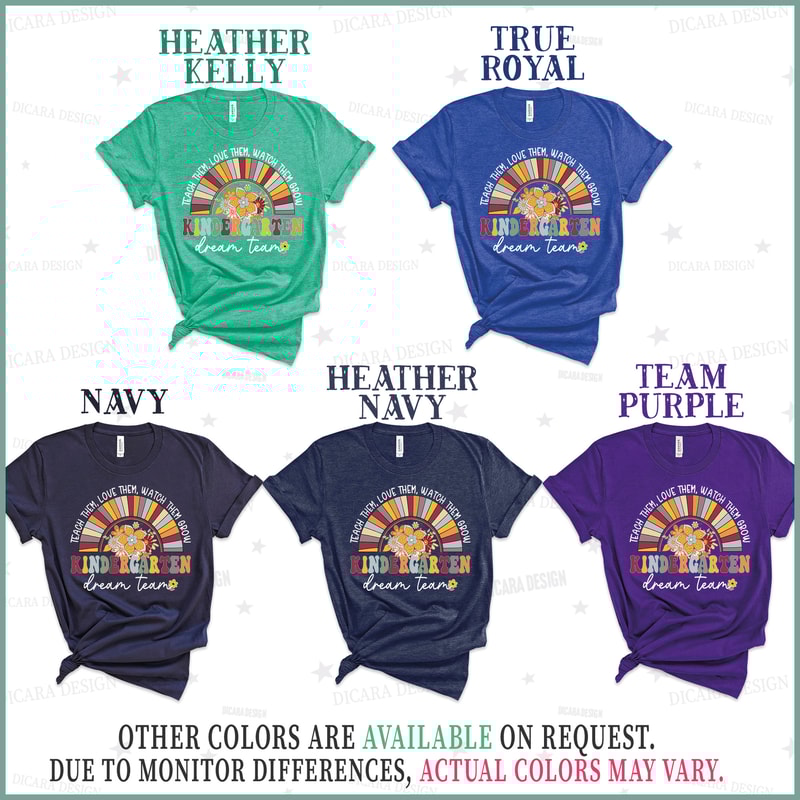 Kindergarten Crew Shirt, Retro Kinder Squad, Gift For Teachers, Teacher Team Shirts, Matching Team Shirts, Unisex Shirt, Back to School tee - 4.jpg