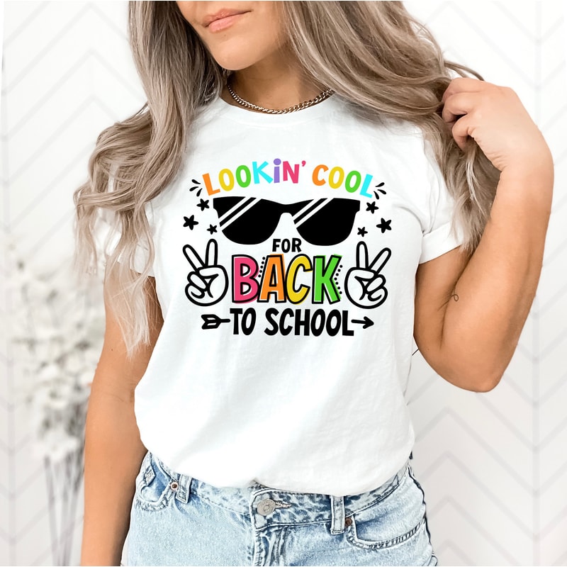 Looking So Cool To Back School Shirt, Back to School, First Day of School Outfit, Kids Back To School Shirt,Gaming School Shirt,Teacher Gift - 3.jpg