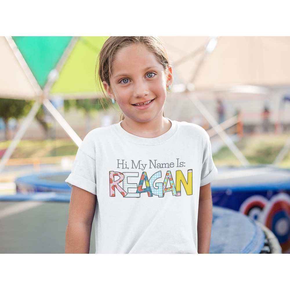 Personalized Back to School Kids Shirt - Cute Back to School Name Toddler Shirt - Personalized Custom Name Toddler Shirt - Custom Girl Shirt - 2.jpg