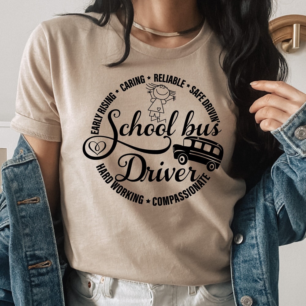 School Bus Driver Back To School Shirt, School Bus Driver T-Shirt, Return To School Bus Tee, Funny School T-Shirt, Gift For Bus Driver, A560 - 4.jpg