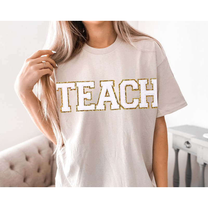 Teacher Sweatshirt, Teacher Shirts, Back to School Teacher Gift Ideas, TEACH Sweatshirt - 7.jpg