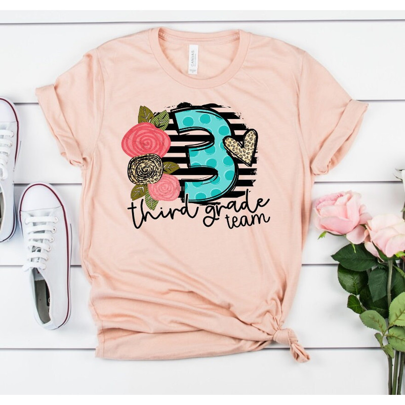 3rd Grade Team Back To School Third Grade Teacher Novelty T-Shirt - 1.jpg