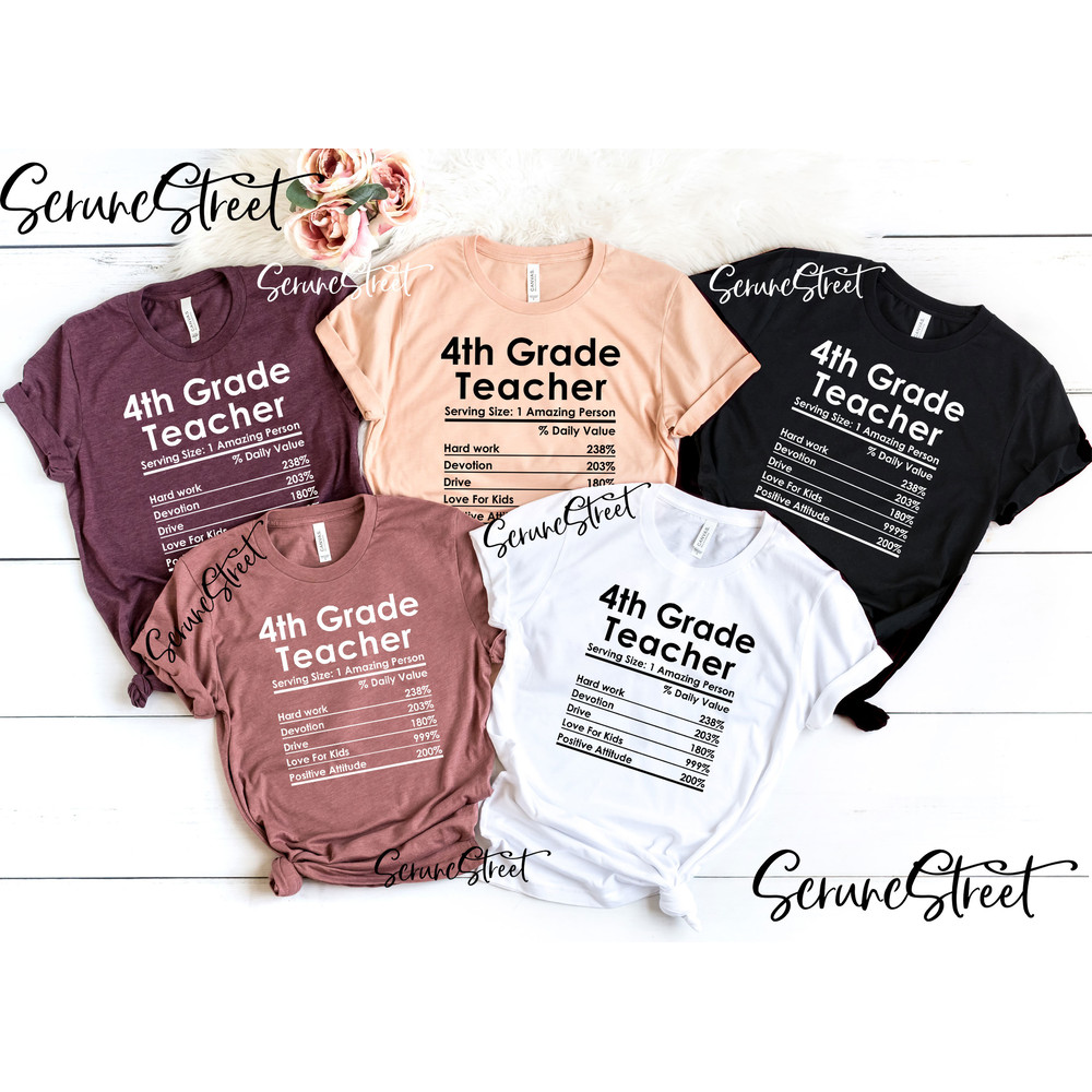 4th Grade Teacher Shirt, 4th Grade Teacher T-shirt, 4th Grade Squad Crew, Team Fourth Grade, Last Day Of School Shirt, Back To School Shirt - 1.jpg