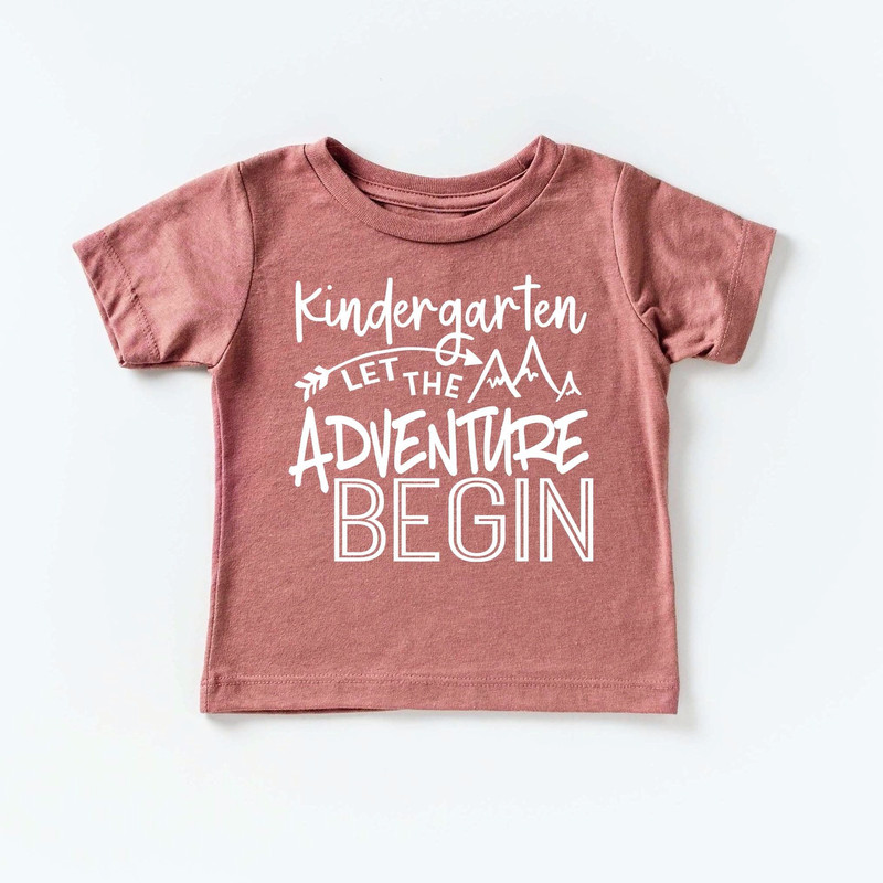 Kindergarten Let The Adventures Begin Shirt - First Day Of School Shirt - Kindergarten Shirt - Back To School - School Shirt - 2.jpg
