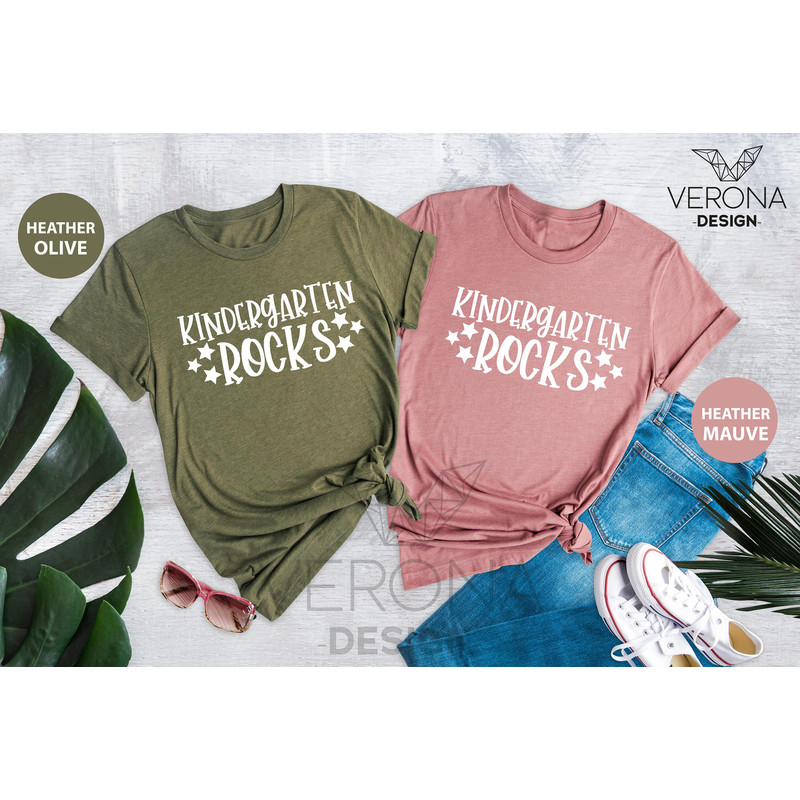 Kindergarten Rocks Shirt, Kindergarten Teacher Tee, T-shirt For Kindergarten Teacher, Kindergarten Teacher Gift, Teacher's Day Shirt - 8.jpg