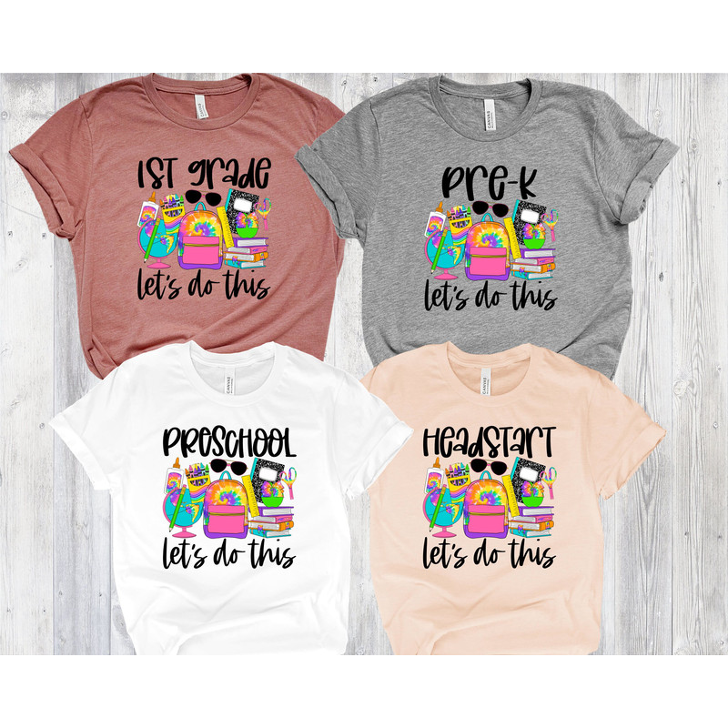 Shirt for Daughter, Return to School Shirt, Back to School, Kindergarden Shirt, Cute Preschool Shirts, First Day Of School Tee, 1st Grade - 2.jpg