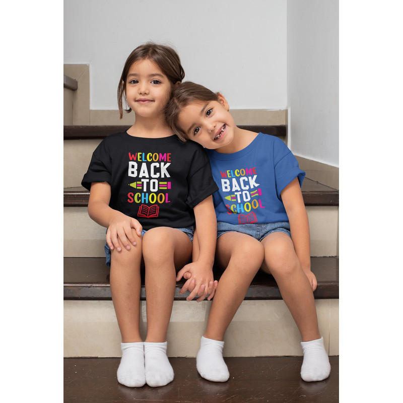 Welcome Back To School Kids T-Shirt, First Day of School Tee - Teacher Appreciation - 1st Day of School Apparel - 2.jpg