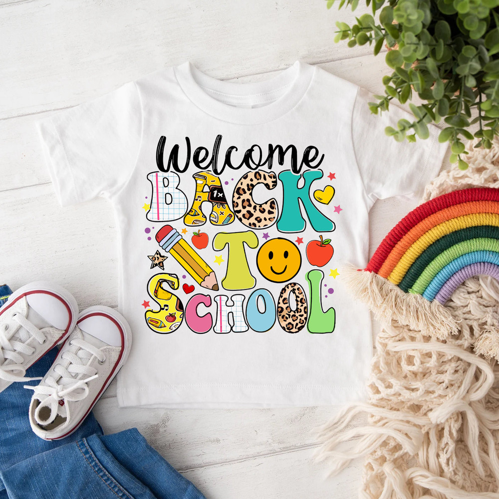 Welcome Back To School Shirt, Teacher Shirt, First Day Of School Shirt, Back To School Shirt, Teacher Tee, Teacher Apparel, Hello School Tee - 3.jpg