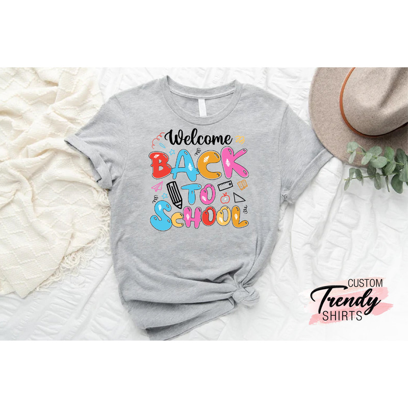 Welcome Back to School Shirt, Teacher Shirts, Kids Back to School Gifts, 1st Day of School Shirt, Teacher Gifts, Elementary Teacher Gift - 3.jpg