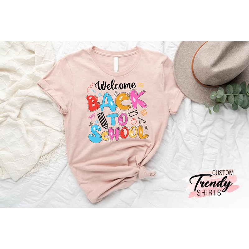 Welcome Back to School Shirt, Teacher Shirts, Kids Back to School Gifts, 1st Day of School Shirt, Teacher Gifts, Elementary Teacher Gift - 4.jpg