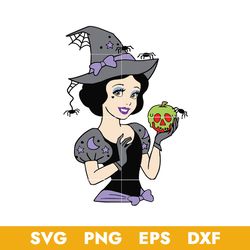 halloween snow white princess svg, halloween svg, png dxf eps digital file