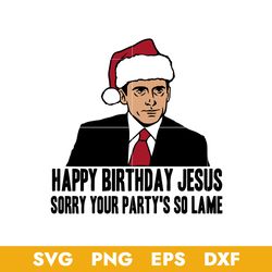 michael happy birthday jesus svg, halloween svg, png dxf eps digital file