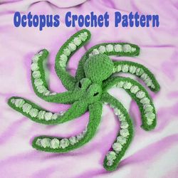 Octopus Crochet Pattern PDF  Toy crochet pattern instant Download
