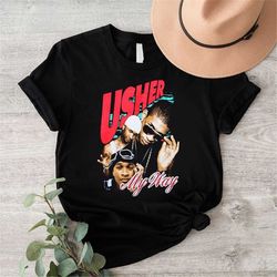 usher tour shirt, usher vegas concert, usher rnb music concert 2023 t-shirt, 2023 usher my way the vegas residency tour
