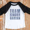 Back to School Shirt - Team Kindergarten Kids Shirt - First Day of School Retro Natural Infant, Toddler, Youth & Adult Tee  #5648-C - 2.jpg