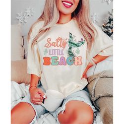 salty little beach shirt, summer t-shirt, vacation t-shirt, summer vacation tee, beach comfort colors, summer t-shirt, b
