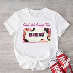 big time rush band can't get enough tour shirt, 90s vintage big time rush band shirt, big time rush tee, big time rush v