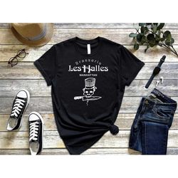 brasserie les halles t shirt, vintage looking brasserie les halles t-shirt, anthony bourdain old restaurant t-shirt - ho