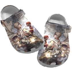 anime crocs, one punch man clog shoes unisex, anime sandals, one punch man, one punch man crocs, manga crocs