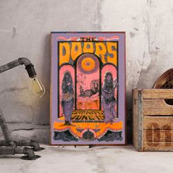 the doors poster, ray manzarek's keys poster, rock band poster, band poster, music poster, rock music poster, wall art