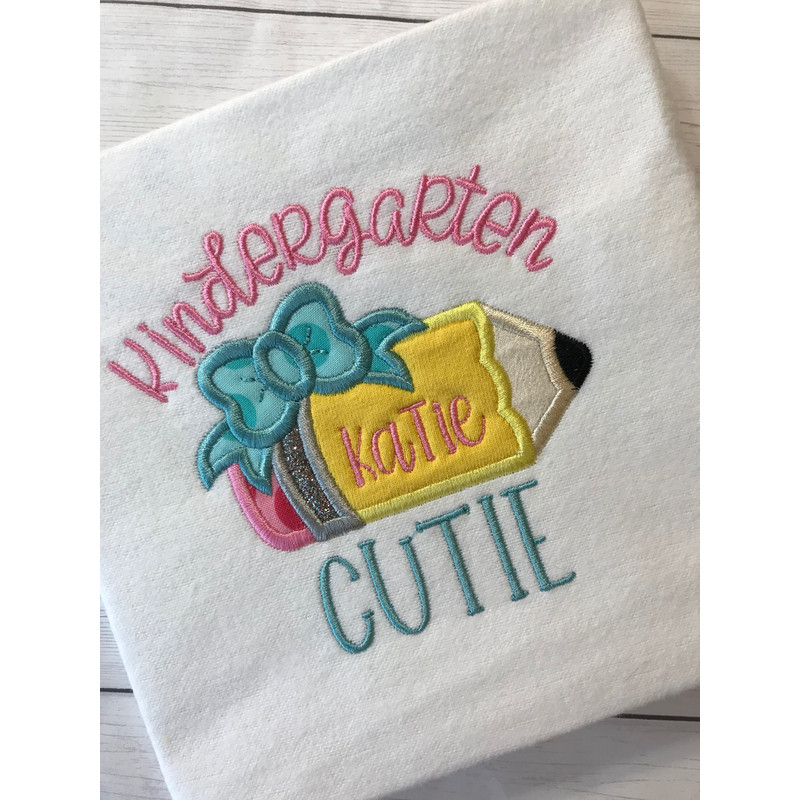 Kindergarten Cutie Shirt, Kindergarten Tee, Back to School Tee, Kindergarten Shirt, First Day of School, Kindergarten Gift, First Grade Tee - 8.jpg