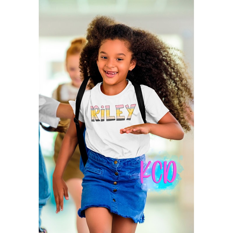 Personalized Back to School Kids Shirt Cute Back to School Name Toddler Shirt Personalized Custom Name Toddler Tee Girl Pencil Shirt - 2.jpg