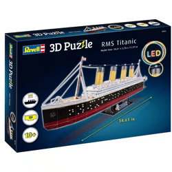 led edition rms titanic 266 piece 3d puzzle