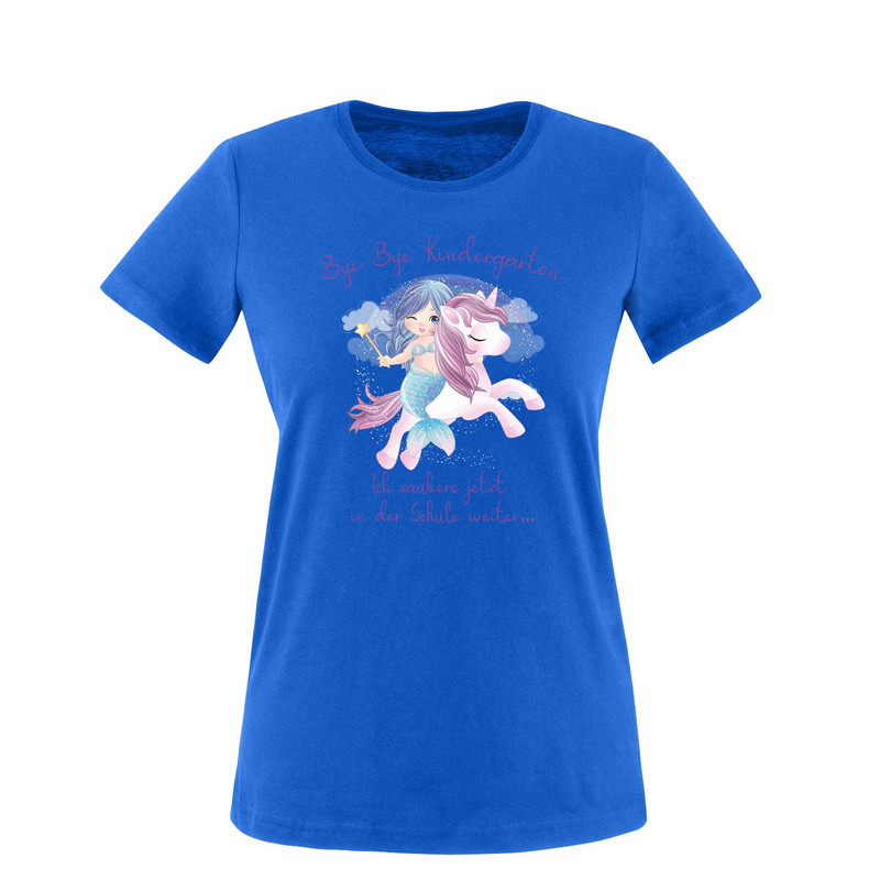 School child bye bye kindergarten t-shirt for school enrollment 2023  Back to school 2023 farewell gift kindergarten with unicorn and mermaid - 9.jpg