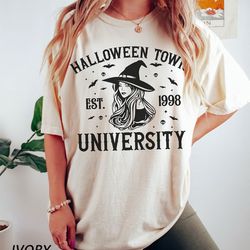 comfort colors halloweentown t-shirt, halloweentown university tshirt, 1998, boho fall t-shirt, holiday apparel, iprint