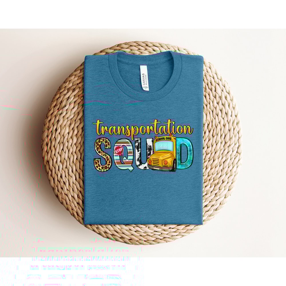 Transportation Squad Shirt, Transportation T-shirt, School Shirt, School Gifts, Bus Shirt, School Bus T-Shirt, Bus Driver Shirt, Student Tee - 2.jpg
