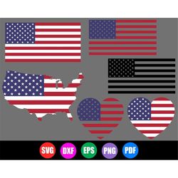 4th of July SVG, Usa Map SVG, American Flag SVG, usa Flag svg, Usa Map Shaped Flag svg, Independence Day svg, Patriotic