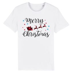 t shirt noel merry christmas – pour homme