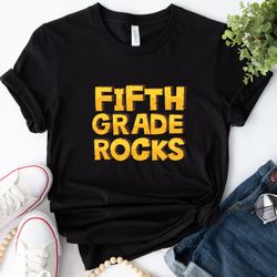 Hello Fifth Grade Shirt , Back to School Tshirt, Gift for Teacher, Teacher Gift, Teacher Appreciation, Teacher Shirt, 5t