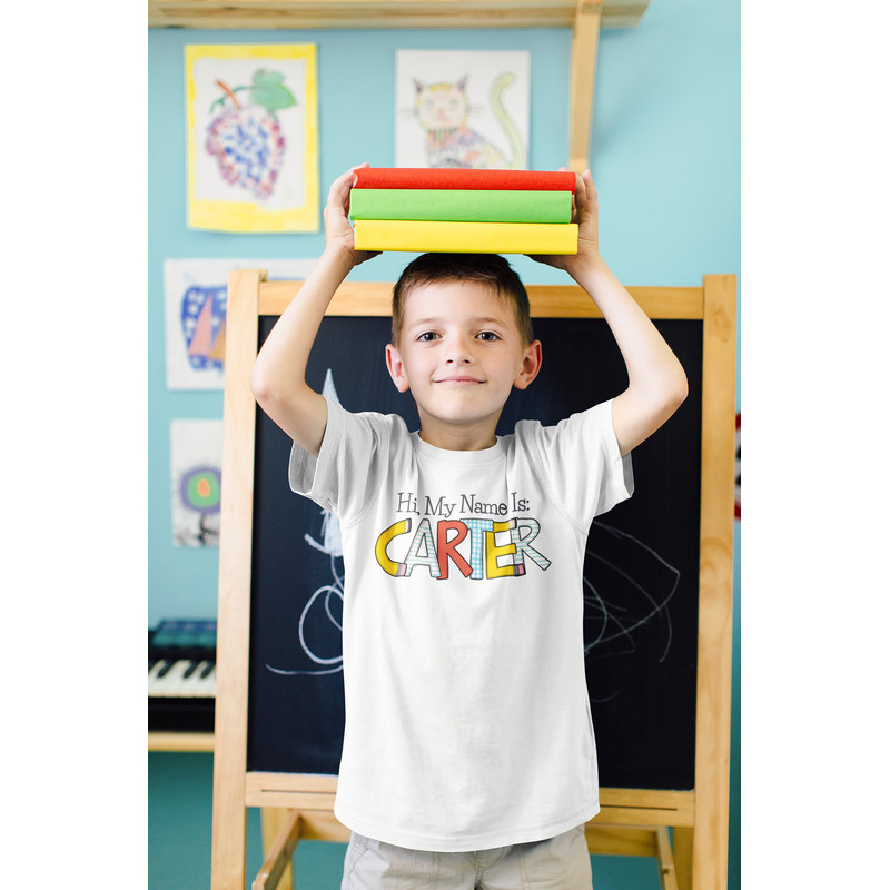 Personalized Back to School Kids Shirt - Cute Back to School Name Toddler Shirt - Personalized Custom Name Toddler Shirt - Custom Boy Shirt - 3.jpg