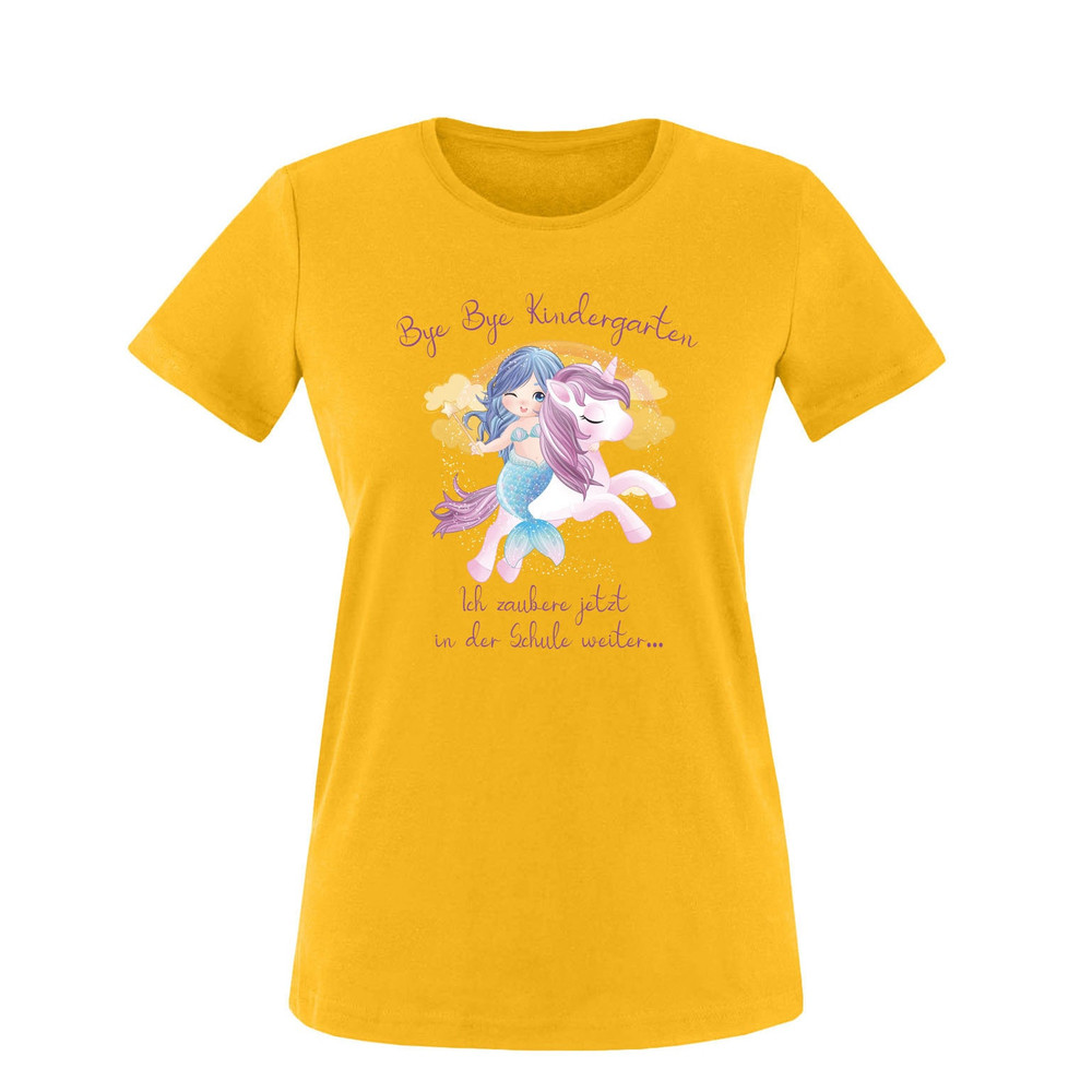 School child bye bye kindergarten t-shirt for school enrollment 2023 Back to school 2023 farewell gift kindergarten with unicorn and mermaid - 10.jpg