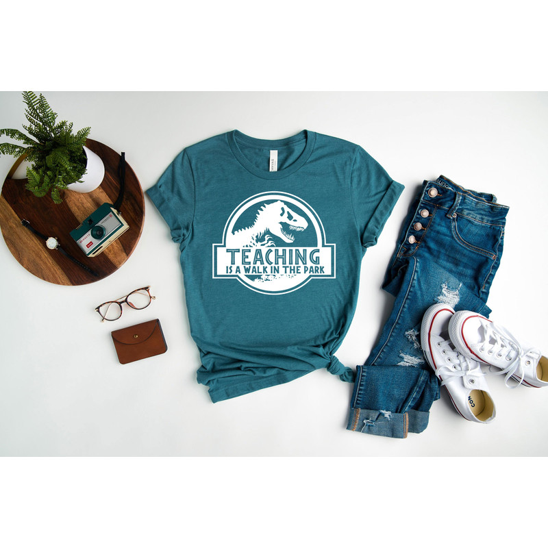 Teaching Is A Walk In The Park Shirt, Funny Teacher Shirt, Teacher Life Shirt, Teacher Gifts, Back To School Shirt, First Day Of School - 1.jpg