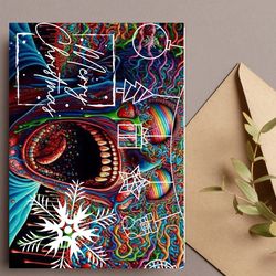 merry christmas! digital  greeting card.