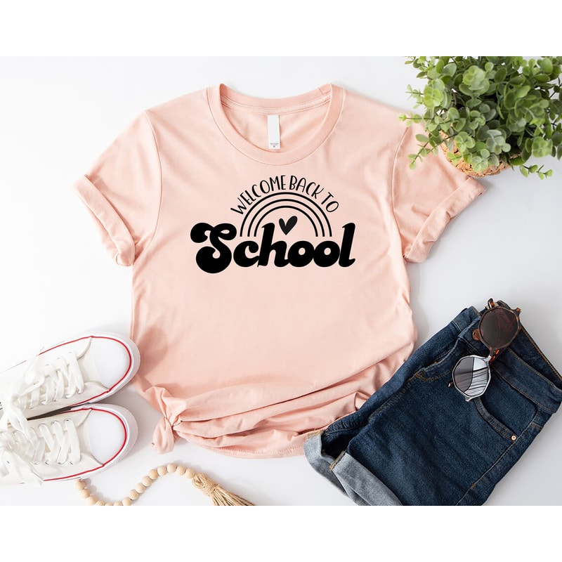 Welcome Back To School T-Shirt, Teacher Shirt, First Day Of School Shirt, Teacher Life Shirt, Back To School Gift, Inspirational Shirt - 1.jpg
