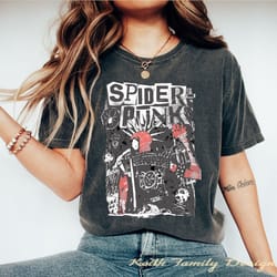 retro spider punk comfort colors shirt,spider-man across the spider-verse shirt v10 sweatshirt,spider-man 2023 shirt,ma